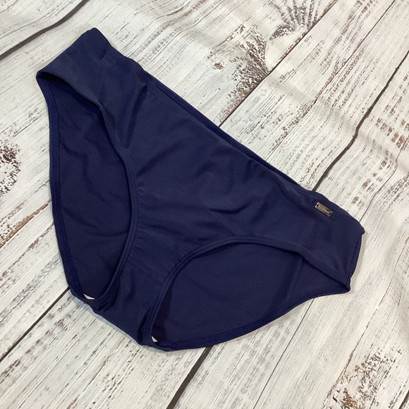 330. Lascana Navy Blue Bikini Bottom NWT Size 16 - Picture 1 of 3